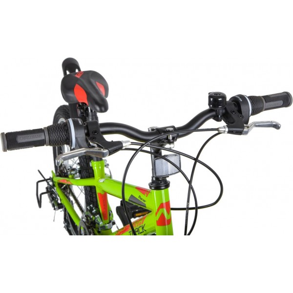 Велосипед NOVATRACK 20" RACER 12.V, зелёный, сталь, 12 скор., Microshift/SunRun, V-Brake (20SH12V.RACER.GN20)