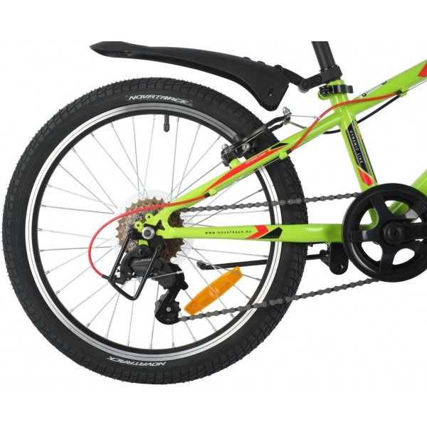 Велосипед NOVATRACK 20" EXTREME 6.V зеленый, сталь, 6 скор., Shimano TY21/Microshift TS38, V- brake тор (20SH6V.EXTREME.GN21) Велосипед NOVATRACK 20" EXTREME 6.V зеленый, сталь, 6 скор., Shimano TY21/Microshift TS38, V- brake тор (20SH6V.EXTREME.GN21)