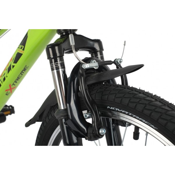 Велосипед NOVATRACK 20" EXTREME 6.V зеленый, сталь, 6 скор., Shimano TY21/Microshift TS38, V- brake тор (20SH6V.EXTREME.GN21) Велосипед NOVATRACK 20" EXTREME 6.V зеленый, сталь, 6 скор., Shimano TY21/Microshift TS38, V- brake тор (20SH6V.EXTREME.GN21)