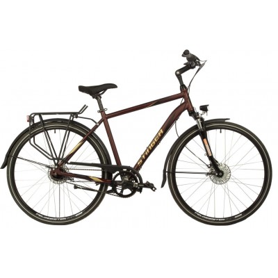 Велосипед Городской STINGER Vancouver Evo 28 р.56cm Коричневый