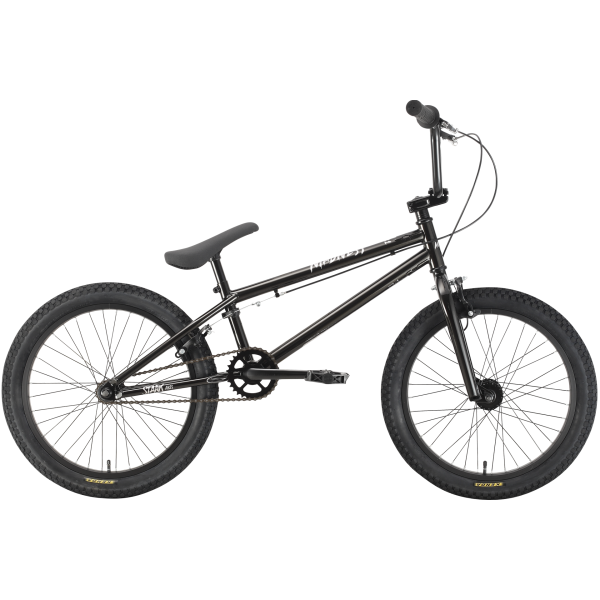 Велосипед Stark Madness BMX 1 2021 Черный/Серебристый