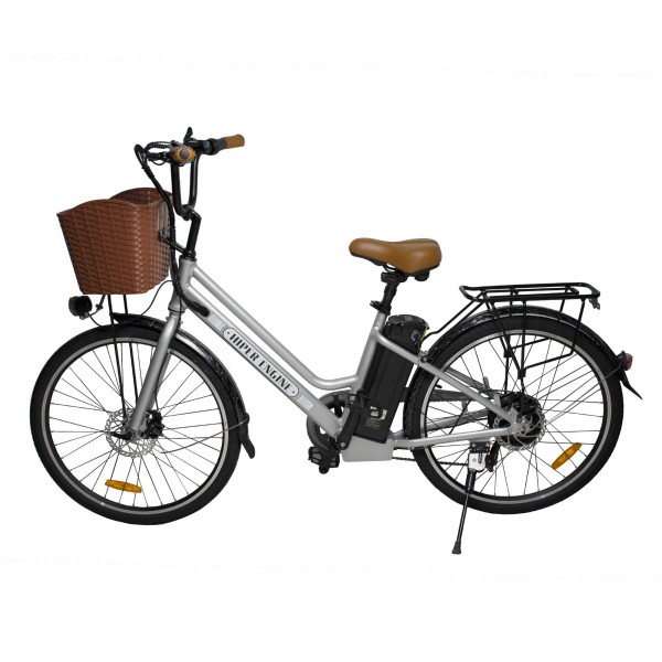 Электровелосипед HIPER Engine B67 (2021) белый/серебристый