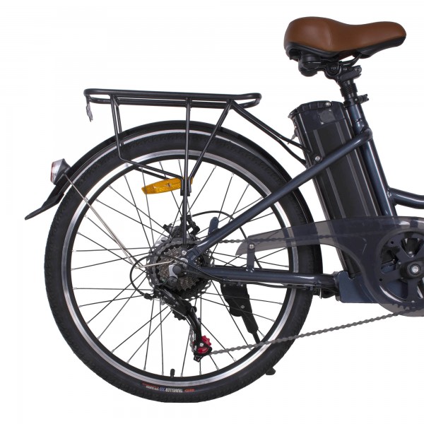 Электровелосипед HIPER Engine B67 (2021) коричневый/металлик