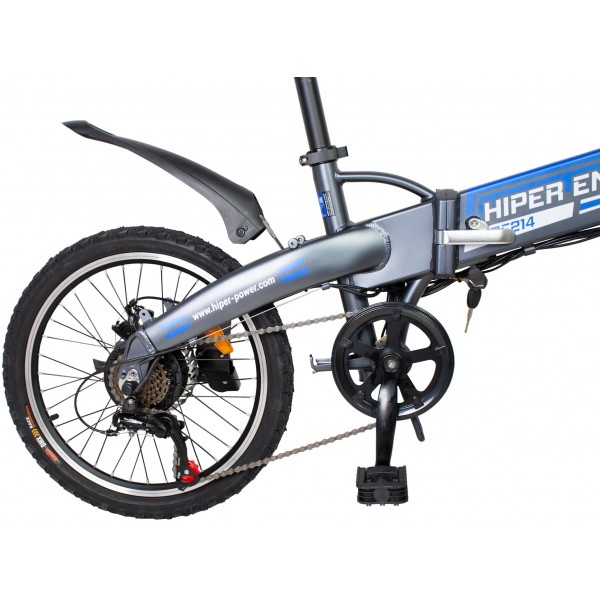 Электровелосипед Hiper Engine BF214 2022 (серый космос)