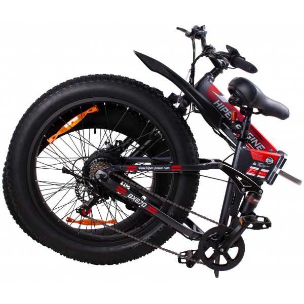 Электровелосипед Hiper Engine FAT BX670 2022 (серый космос)