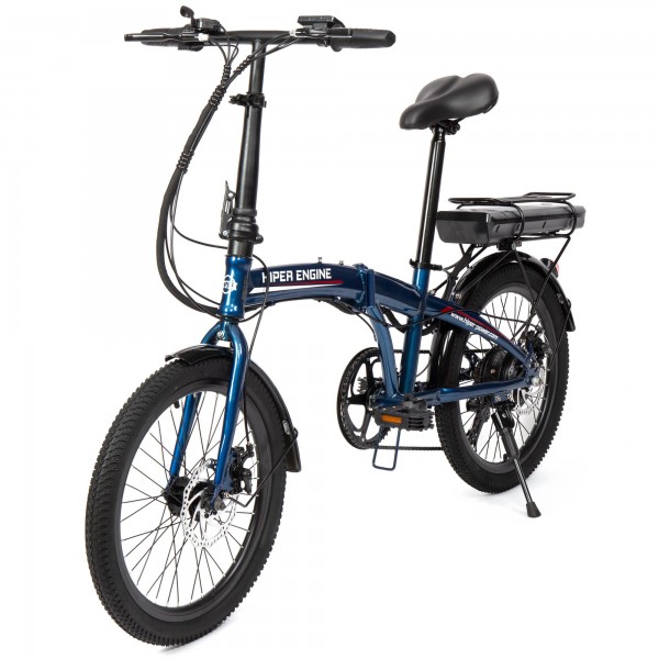 Электровелосипед Hiper Engine Fold X1 (2022) полуночный синий