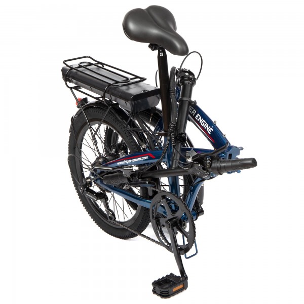 Электровелосипед Hiper Engine Fold X1 (2022) полуночный синий