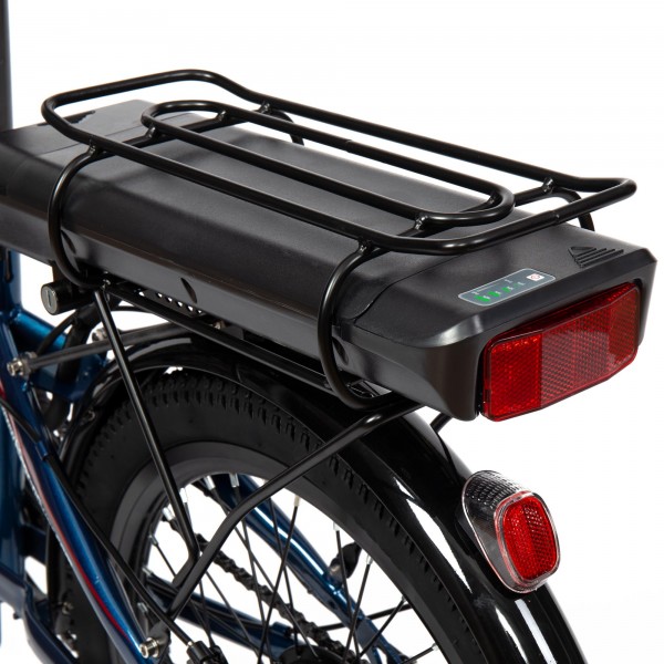 Электровелосипед Hiper Engine Fold X1 (2022) полуночный синий