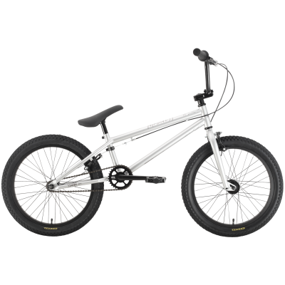 Велосипед Stark Madness BMX 1 2021 серебристый/серебристый