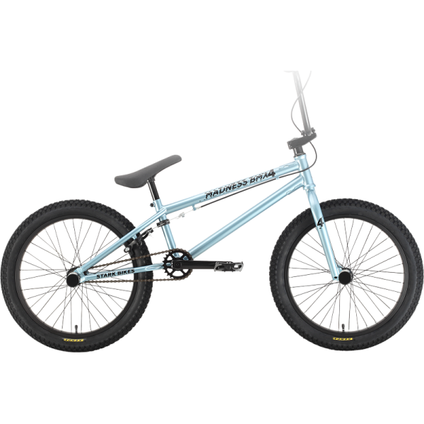 Велосипед Stark Madness BMX 4 2021 голубой/черный