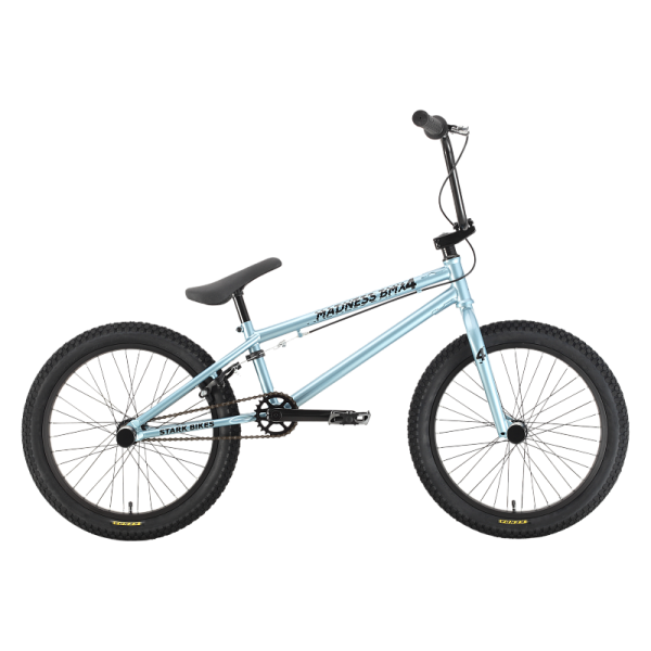 Велосипед Stark Madness BMX 4 2021 голубой/черный