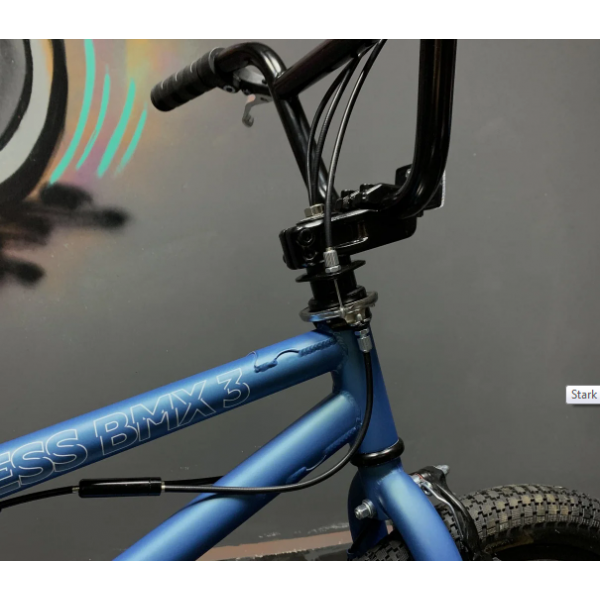 Велосипед Stark Madness BMX 3 (синий/белый, 2021)