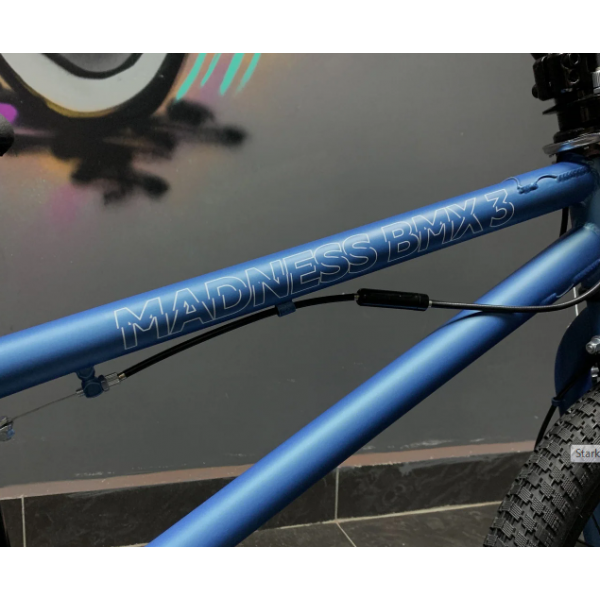 Велосипед Stark Madness BMX 3 (синий/белый, 2021)
