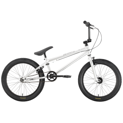 Велосипед Stark Madness BMX 1 2021 серебристый/черный