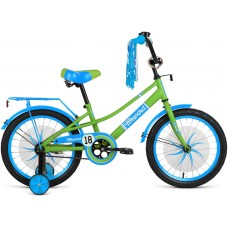 Детский велосипед Forward AZURE 20 (10.5" рост) зеленый/голубой 2021 год (1BKW1C101003)
