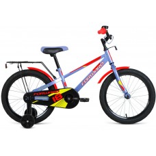 Детский велосипед Forward METEOR 18 ( рост) серый/красный 2022 год (IBK22FW18266)