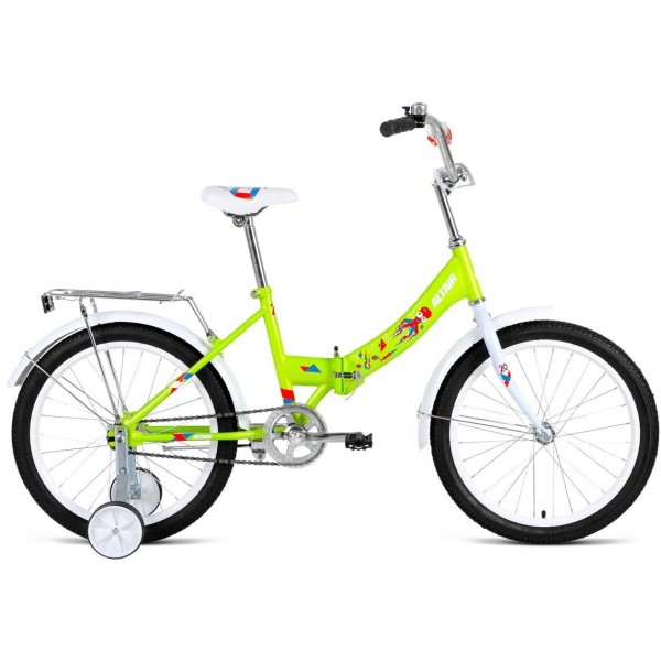 Складной велосипед складной  Altair ALTAIR CITY KIDS 20 COMPACT (13" рост) зеленый 2022 год
