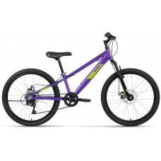 Горный велосипед хардтейл  Altair AL 24 D (11" рост) фиолетовый 2022 год (RBK22AL24191)
