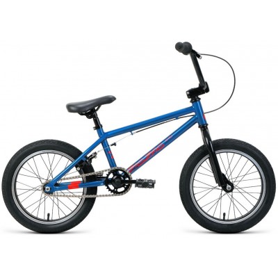 Детский велосипед Forward ZIGZAG 16 (15.3" рост) синий/оранжевый 2022 год (RBK22FW16085)