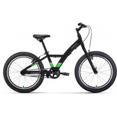 Детский велосипед хардтейл  Forward DAKOTA 20 1.0 (10.5" рост) черный/ярко-зеленый 2022 год (RBK22FW20581)