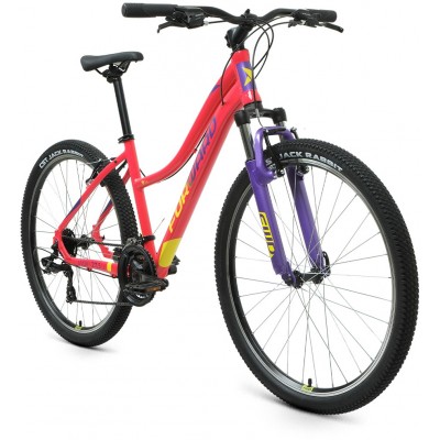 Горный велосипед хардтейл  Forward JADE 27,5 1.0 (16.5" рост) розовый/желтый 2022 год