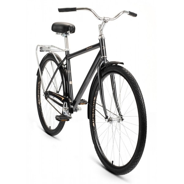 Городской велосипед Forward DORTMUND 28 1.0 (19" рост) черный/бронзовый 2022 год