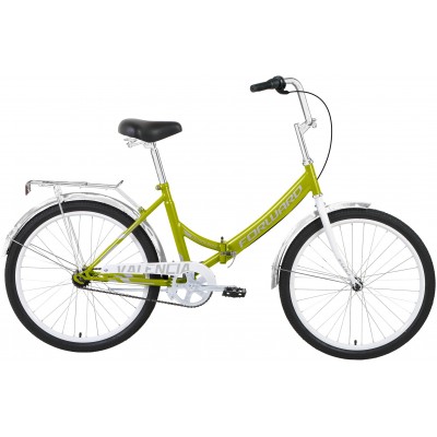 Спортивный велосипед Forward VALENCIA 24 3.0 (16" рост) зеленый/серый 2021 год