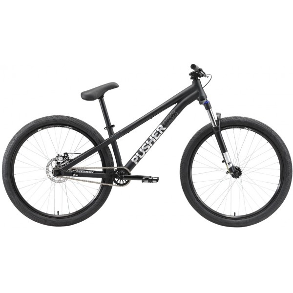 Дерт/стрит STARK Pusher-1 Single Speed (S рост) черный/кремовый 2022 год