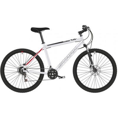 Велосипед Stark22 Respect 26.1 D Microshift серый/красный 16