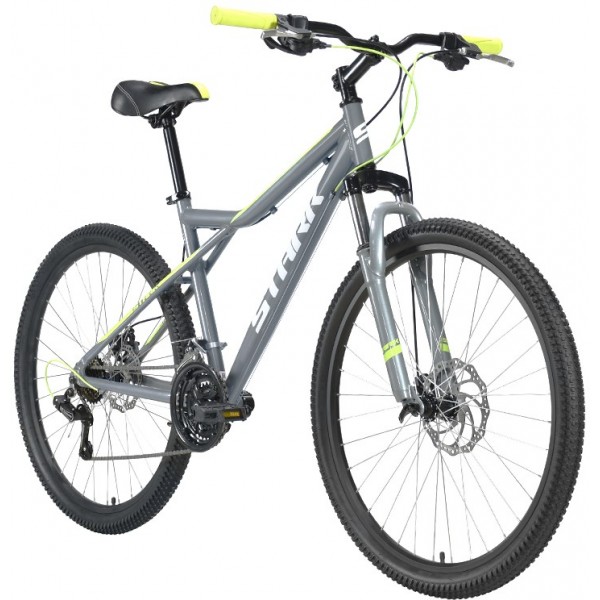 Кросс-кантри фитнес STARK Slash 27.1 D (18" рост) серый/желтый 2022 год