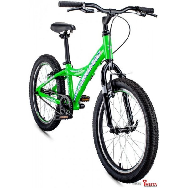 Детские велосипеды Forward Comanche 20 1.0 2021 (зеленый)