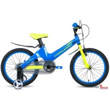 Детские велосипеды Forward Cosmo 16 2.0 2021 (синий/желтый)