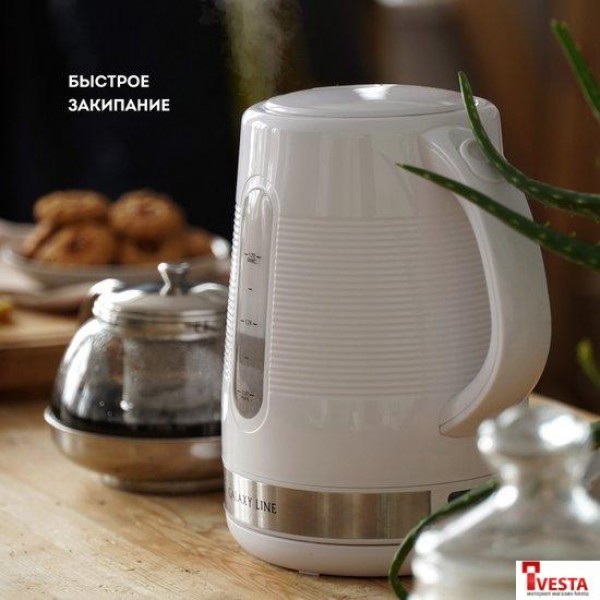 Электрический чайник Galaxy Line GL0225 (белый)