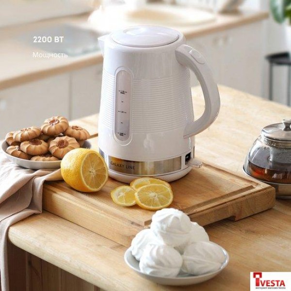 Электрический чайник Galaxy Line GL0225 (белый)