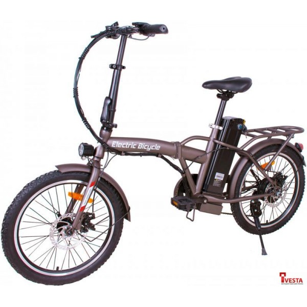 Электровелосипед Hiper Engine BF200 2021 (коричневый)