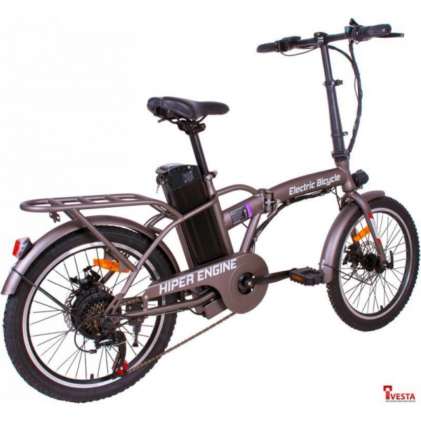 Электровелосипед Hiper Engine BF200 2021 (коричневый)