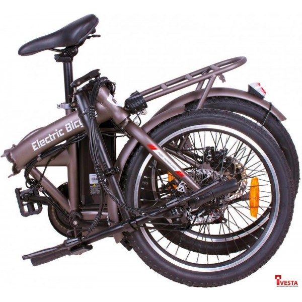 Электровелосипед Hiper Engine BF200 2021 (коричневый)