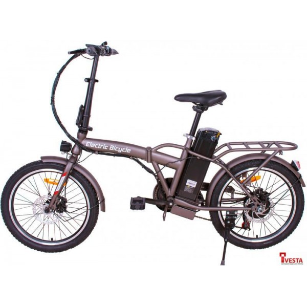 Электровелосипед Hiper Engine BF200 2021 (коричневый)