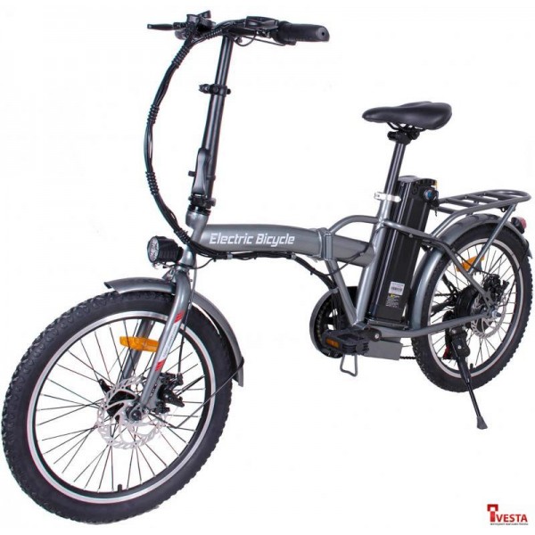 Электровелосипед Hiper Engine BF200 2021 (серебристый)