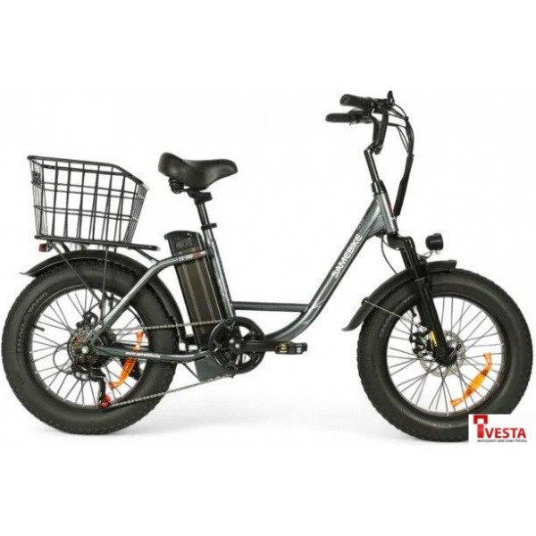 Электровелосипед SameBike FX-500 (серый)