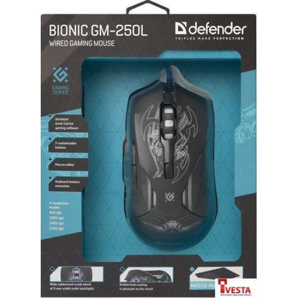 Игровая мышь Defender Bionic GM-250L