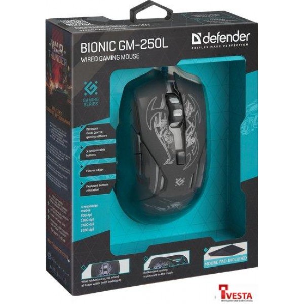 Игровая мышь Defender Bionic GM-250L