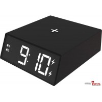 Настольные часы с беспроводной зарядкой Ritmix RRC-910Qi