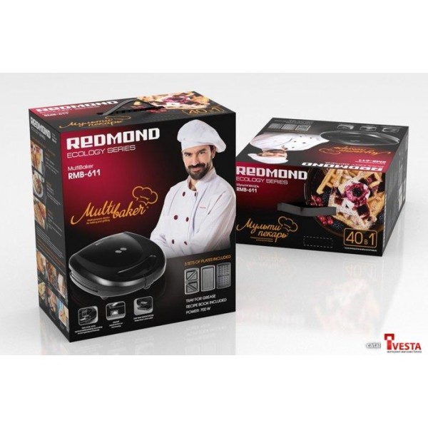 Многофункциональная сэндвичница Redmond Мультипекарь RMB-611