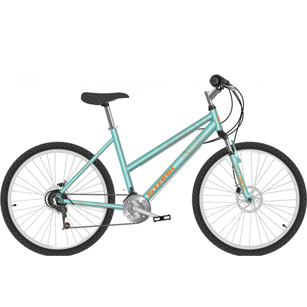 Велосипед Stark Luna 26.1 р.18 (оранжевый/желтый) D 2022