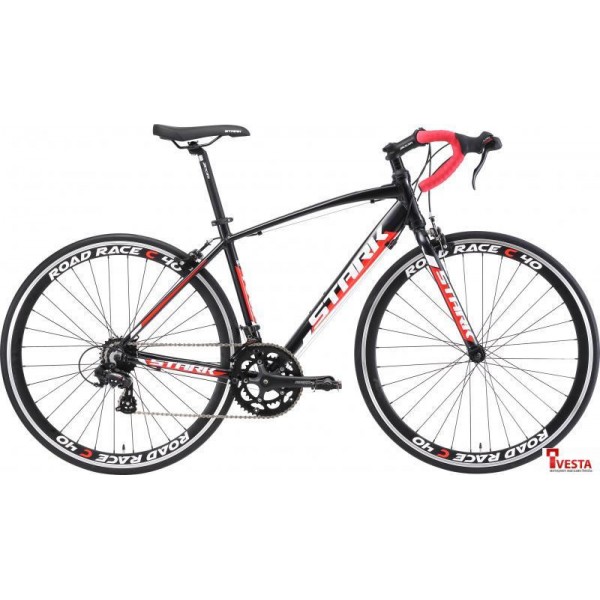 Велосипед Stark Peloton 700.1 (черный/красный, 2018)