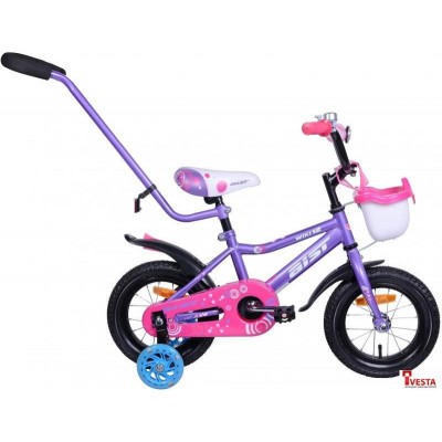 Велосипед Aist Wiki 12 (фиолетовый/розовый, 2019)