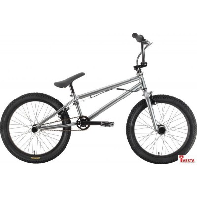 Велосипед Stark Madness BMX 3 2021 (серебристый/черный)