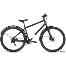 Велосипед Forward Spike 29 2023 (черный/серебристый)