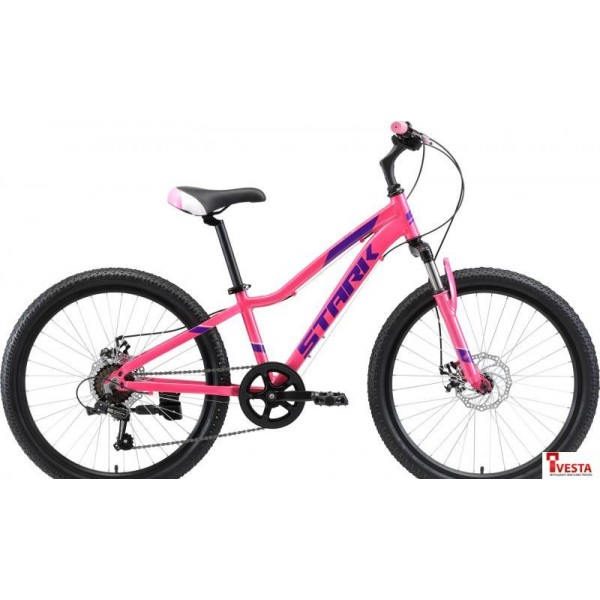Велосипед Stark Bliss 24.1 D 2021 (розовый/фиолетовый)